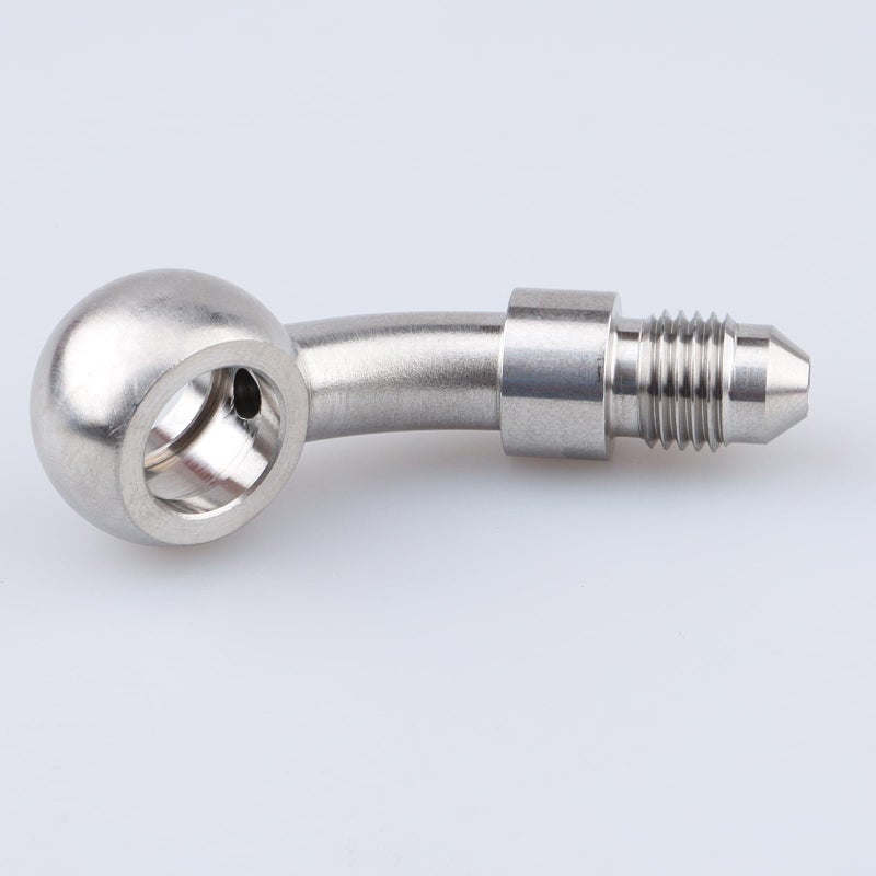 AC PERFORMANCE Stainless Steel 45 Degree -3 AN Male to Banjo Eye Hole Diameter 10.2mm Brake Banjo Fitting for AN3 PTFE Brake Hose Line - Image 5